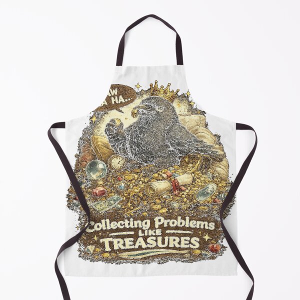 Item preview, Collecting Problems Like Treasures | Funny Crow Meme designed and sold by NarpLTD.