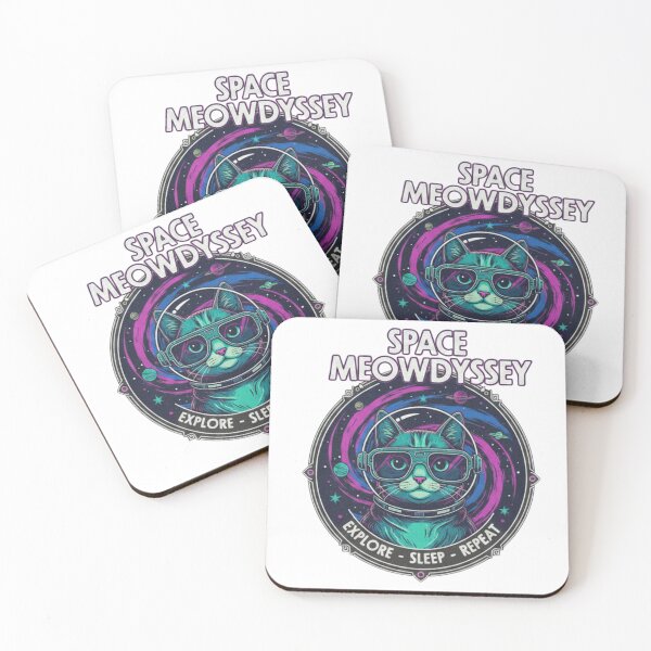 Item preview, Cat T-shirt "SPACE MEOWDYSSEY" designed and sold by PT PROJECT.