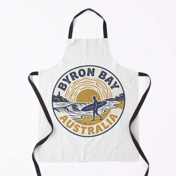 Item preview, Byron Bay Australia Surf Sunset Vintage Coastal Art designed and sold by Digital Art Works Hub.