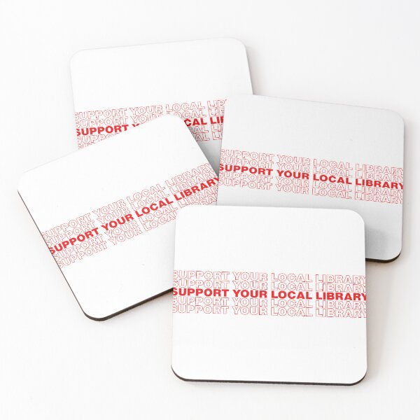 Item preview, Support Your Local Library designed and sold by The Sticker Desk.