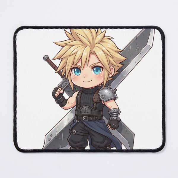 Item preview, Chibi Cloud designed and sold by Solace Sparkles.