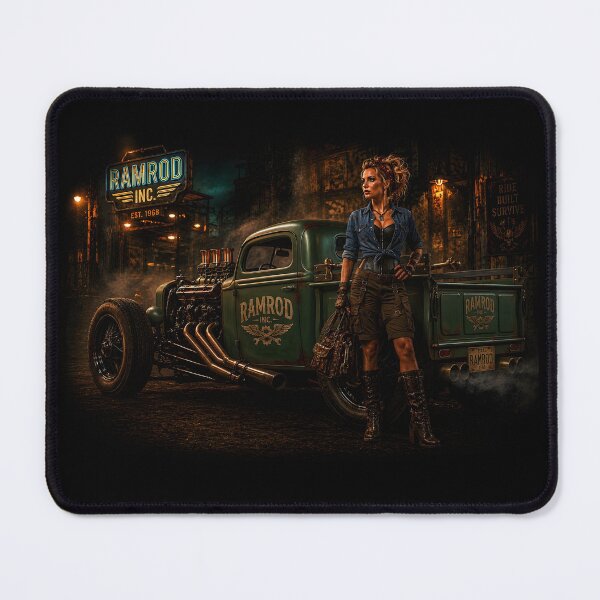 Item preview, Dieselpunk Pinup - Hitcher Girl designed and sold by AiFantasticArt.