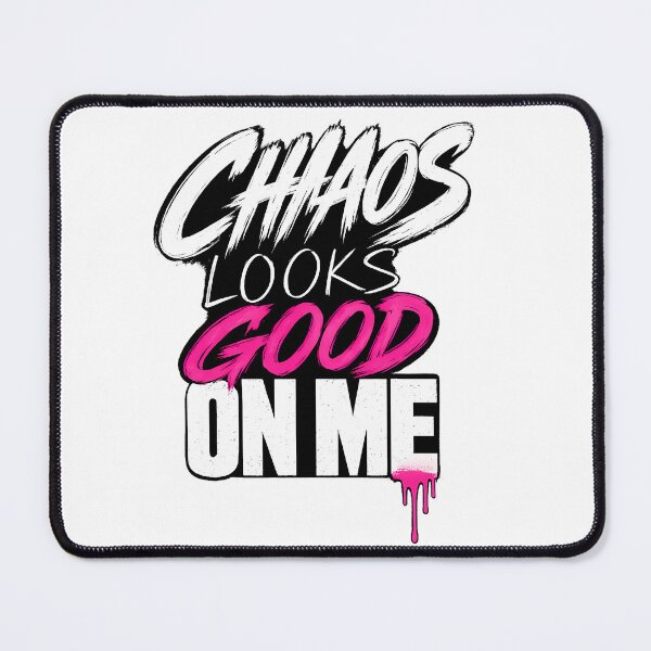 Item preview, Chaos Looks Good On Me Streetwear Graphic T Shirt designed and sold by etuvibes.