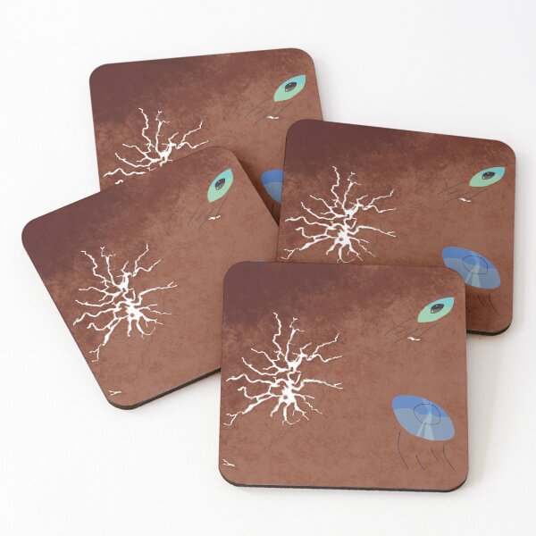 Item preview, Martians views with UFOs 9 designed and sold by M-Lipa.