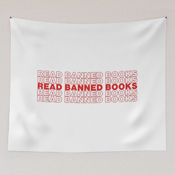 Item preview, Read Banned Books designed and sold by The Sticker Desk.