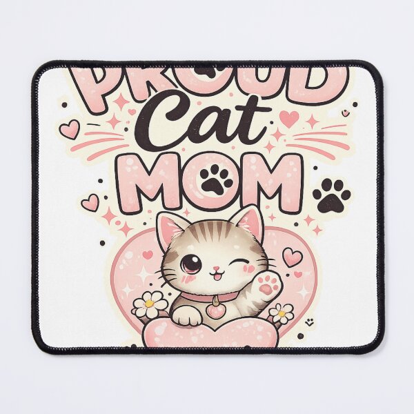 Item preview, Proud Cat Mom Cute Kawaii Kitty Design designed and sold by PET ZONE.