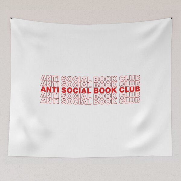 Item preview, Anti Social Book Club designed and sold by The Sticker Desk.