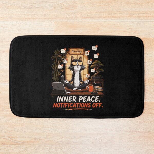 Item preview, Inner Peace Notifications Off designed and sold by jodotodesign.