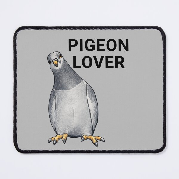 Item preview, Pigeon Lover | Grey and White Pigeon Illustration designed and sold by pigeonlovrs.