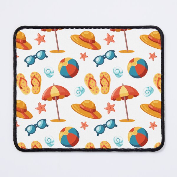 Item preview, Cute Beach Accessories Summer Pattern designed and sold by EvLip-Artist.