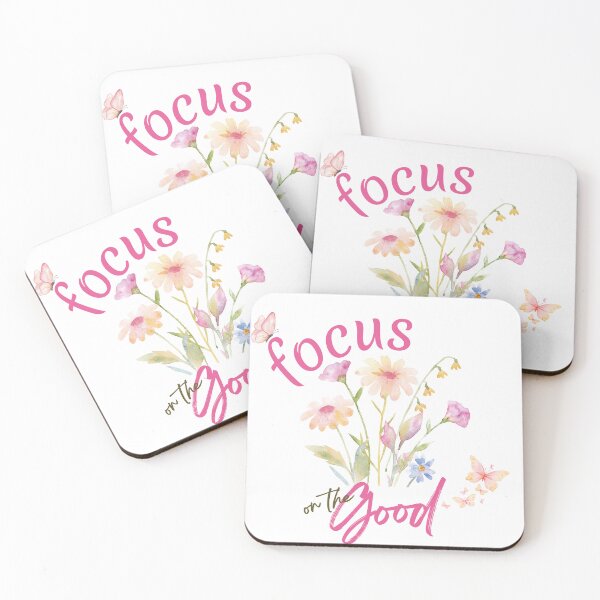 Item preview, Focus on the Good Watercolor Flowers  designed and sold by LAJdesigns.
