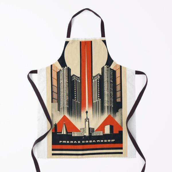 Item preview, Art - Retro-Futurist Constructivist Poster, Space Conquest designed and sold by Reverso-Design.