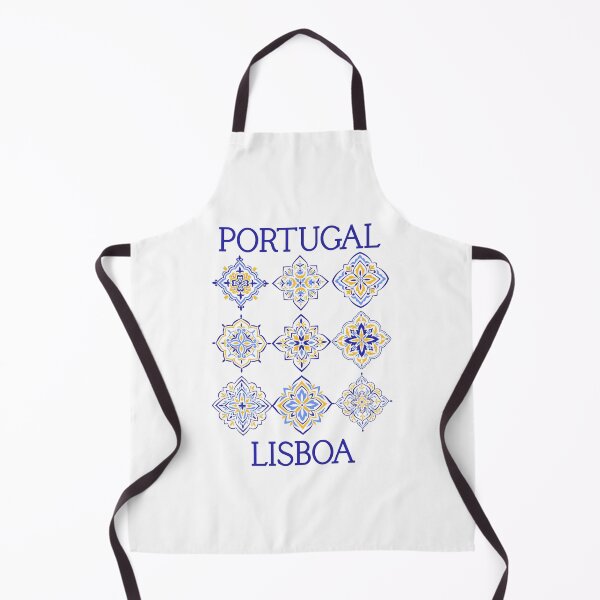 Item preview, Lisboa Portugal Azulejo Tile Grid | Blue & Yellow Portuguese Travel Design | Lisbon Portugal designed and sold by MerchSearchCO.
