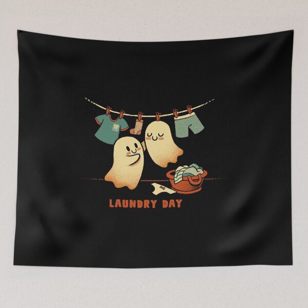 Item preview, Laundry Day Ghost Sheets designed and sold by World Domination For Cats ®.