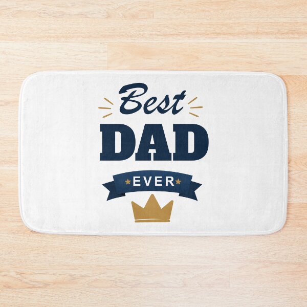 Item preview, Best Dad Ever with Blue & Gold Crown II designed and sold by jeweleddesigns.