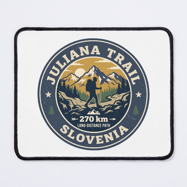 Item preview, Juliana Trail Slovenia Mountain Hiking Badge designed and sold by Digital Art Works  Hub.