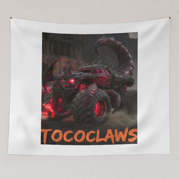 Item preview, TOCOCLAWS Stinger Beast: Crimson Scorpion Monster Truck designed and sold by TOCOCLAWS.