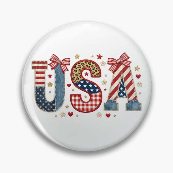 Item preview, USA Patriotic American Flag Letters - Fourth of July Stars and Stripes Americana Celebration designed and sold by ZBIFBOUETLA.