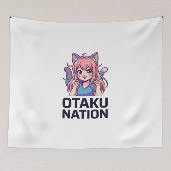 Artikelvorschau, Cute Anime Cat Girl Illustration Kawaii Otaku Style entworfen und verkauft von Ahmedsyde.