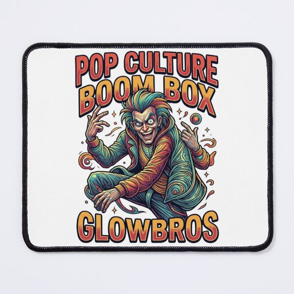 Item preview, Pop Culture Boom Box Glow Bros Illustration designed and sold by Ahmedsyde.
