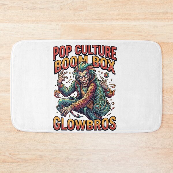 Item preview, Pop Culture Boom Box Glow Bros Illustration designed and sold by Ahmedsyde.