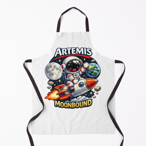Item preview, Whimsical Astronaut Riding a Rocket designed and sold by radiogalaxy.