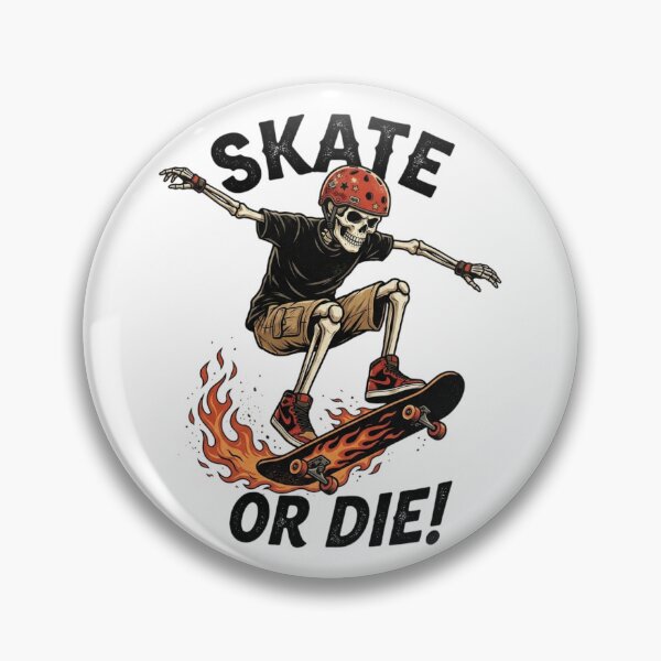Item preview, Skate or Die Skull Skateboarder Illustration designed and sold by Ahmedsyde.