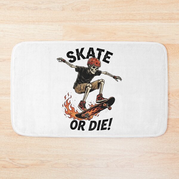 Item preview, Skate or Die Skull Skateboarder Illustration designed and sold by Ahmedsyde.