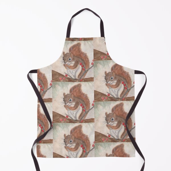 Item preview, Squirrel in watercolor designed and sold by San-shine-arts.