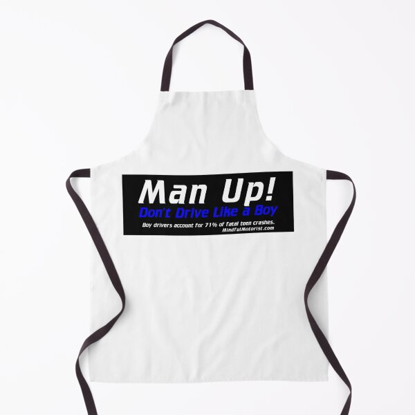 Item preview, Man Up bumper sticker designed and sold by MindfulMotorist.