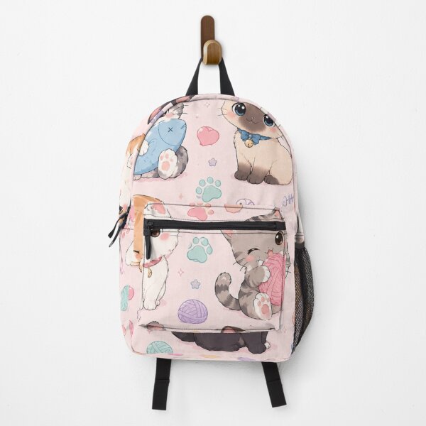 Item preview, Kawaii Cat Pattern Seamless Design designed and sold by Aramdesing.