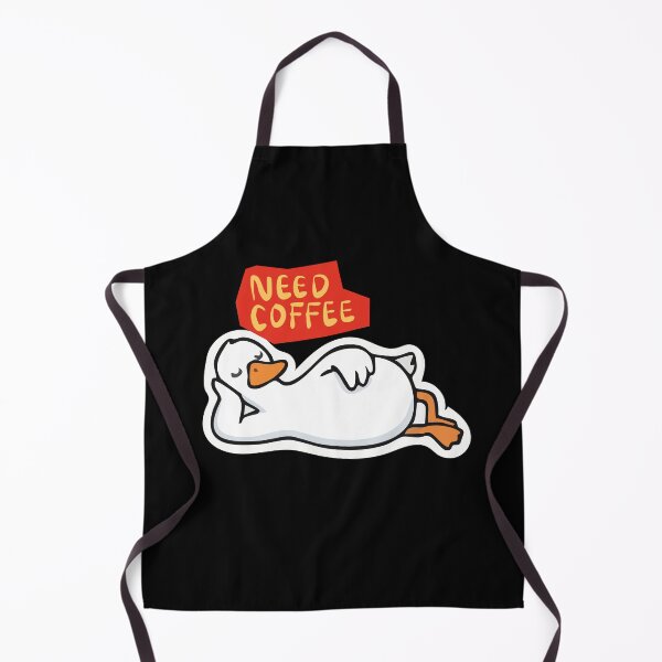 Item preview, Need Coffee Goose Sticker Funny Sleepy Goose Coffee Lover Design designed and sold by Tiatooty.