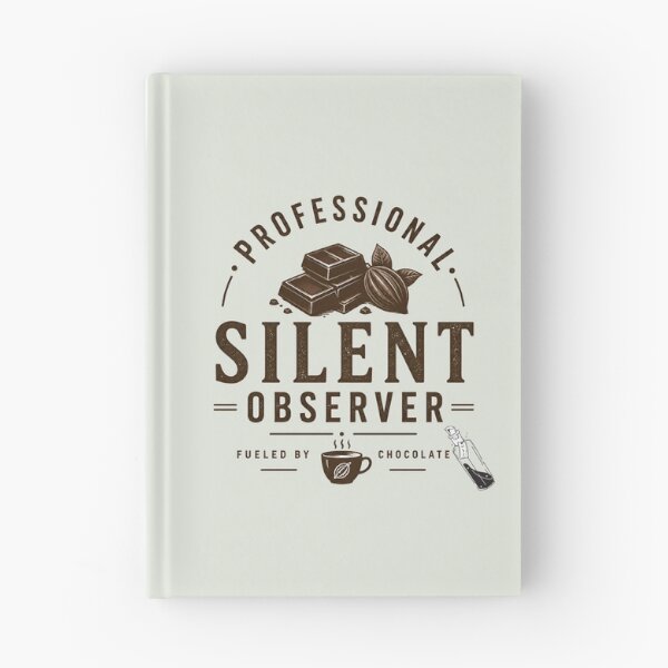 Item preview, Silent Observer – People Watcher Quiet Observer | Chocolate| Chocolate Chocoholic | Dark Minimal Eye Aesthetic Introvert Design designed and sold by MystiMagica.