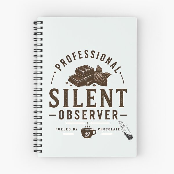 Item preview, Silent Observer – People Watcher Quiet Observer | Chocolate| Chocolate Chocoholic | Dark Minimal Eye Aesthetic Introvert Design designed and sold by MystiMagica.