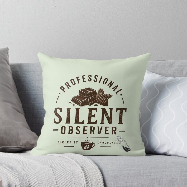 Item preview, Silent Observer – People Watcher Quiet Observer | Chocolate| Chocolate Chocoholic | Dark Minimal Eye Aesthetic Introvert Design designed and sold by MystiMagica.