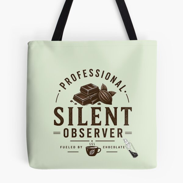 Item preview, Silent Observer – People Watcher Quiet Observer | Chocolate| Chocolate Chocoholic | Dark Minimal Eye Aesthetic Introvert Design designed and sold by MystiMagica.