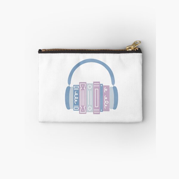Item preview, Audiobook Blue Book Stack with Headphones designed and sold by winterpumpkin.
