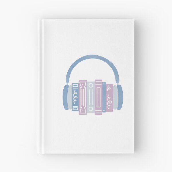 Item preview, Audiobook Blue Book Stack with Headphones designed and sold by winterpumpkin.
