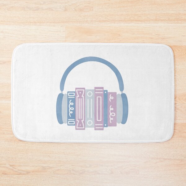 Item preview, Audiobook Blue Book Stack with Headphones designed and sold by winterpumpkin.