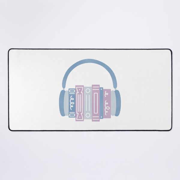 Item preview, Audiobook Blue Book Stack with Headphones designed and sold by winterpumpkin.