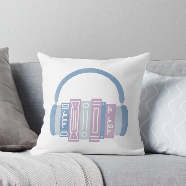 Item preview, Audiobook Blue Book Stack with Headphones designed and sold by winterpumpkin.