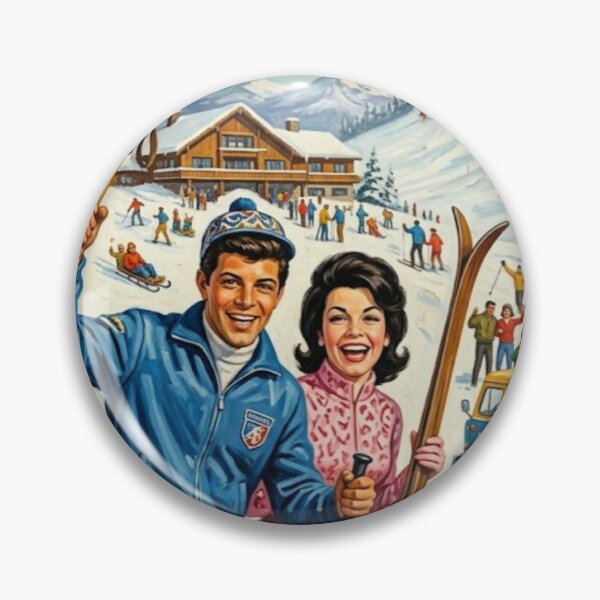 Item preview, Hit the Slopes in Style – Ski Party Fine Art Print designed and sold by Art's Diner.
