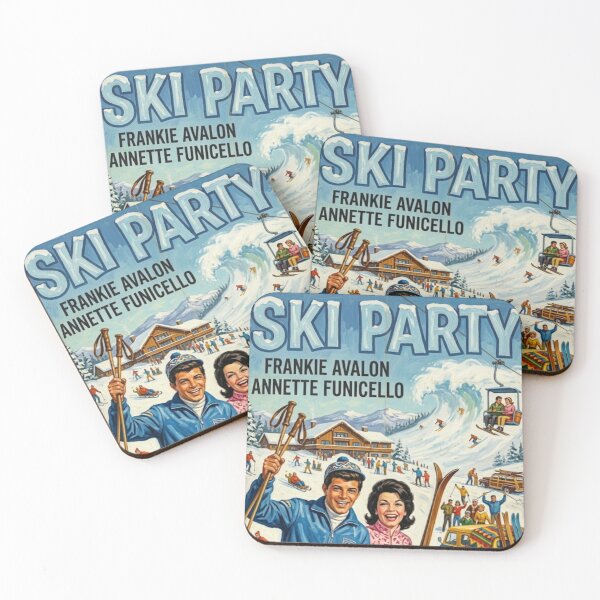 Item preview, Hit the Slopes in Style – Ski Party Fine Art Print designed and sold by Art's Diner.