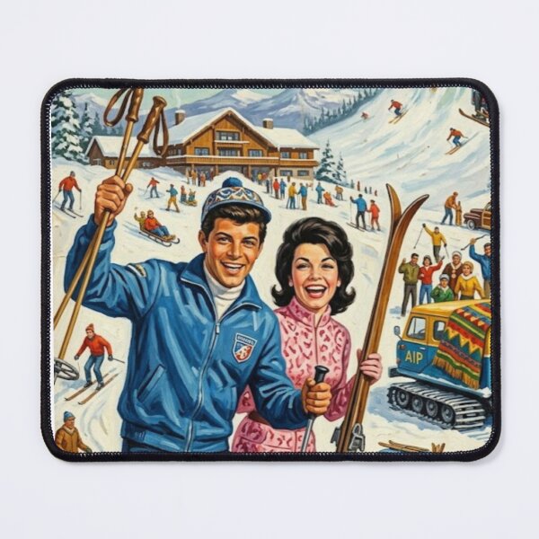 Item preview, Hit the Slopes in Style – Ski Party Fine Art Print designed and sold by Art's Diner.