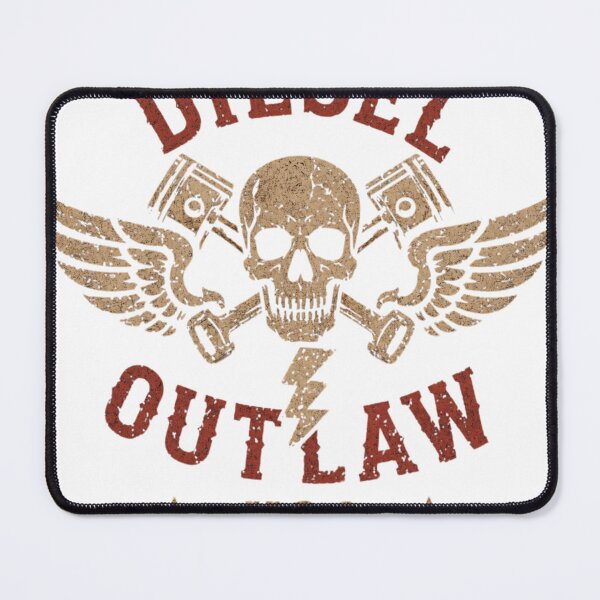 Item preview, Diesel Outlaw USA Skull & Pistons | Vintage Diesel Trucker Graphic T-Shirt designed and sold by Diesel outlaw .