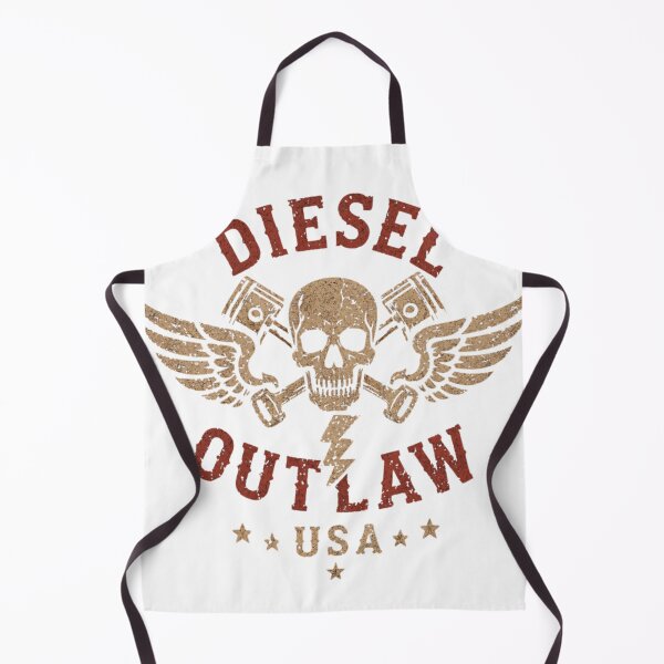Item preview, Diesel Outlaw USA Skull & Pistons | Vintage Diesel Trucker Graphic T-Shirt designed and sold by Diesel outlaw .