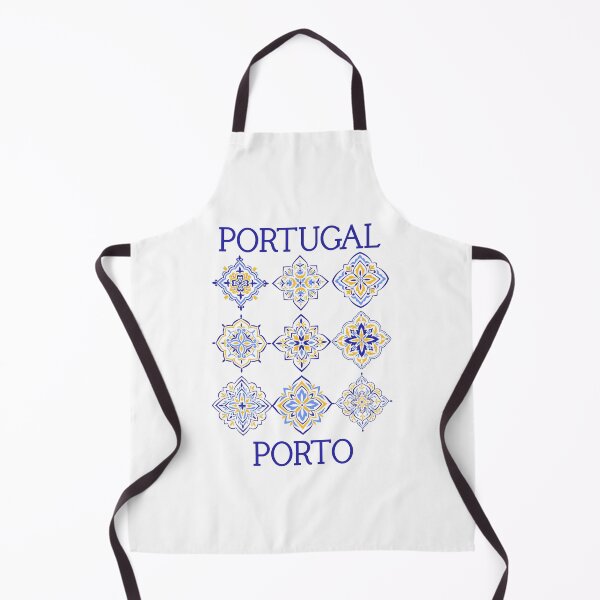 Item preview, Porto Portugal Azulejo Tile Grid | Blue & Yellow Portuguese Travel Design | Lisbon Portugal designed and sold by MerchSearchCO.