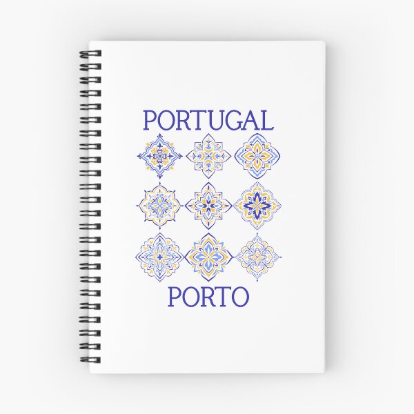 Item preview, Porto Portugal Azulejo Tile Grid | Blue & Yellow Portuguese Travel Design | Lisbon Portugal designed and sold by MerchSearchCO.
