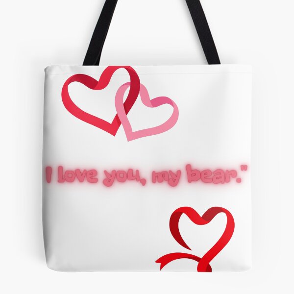 Item preview, I Love You My Teddy Bear Cute Romantic Sticker designed and sold by Baza-nowosci.