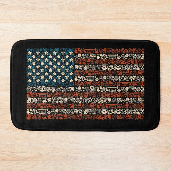 Item preview, American Flag Game Icons designed and sold by World Domination For Cats ®.